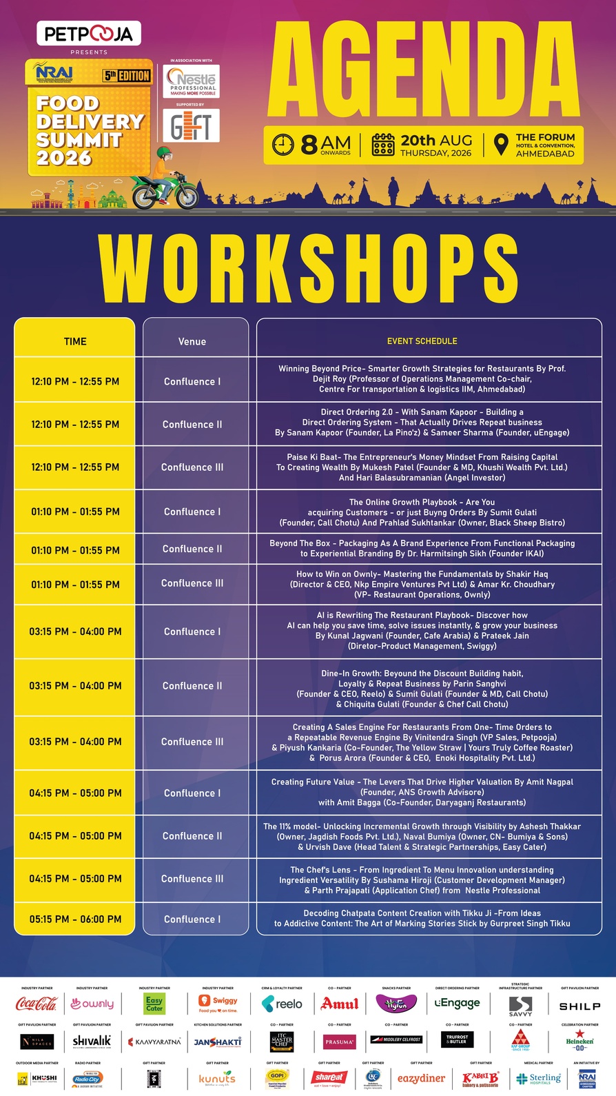 Agenda Schedule